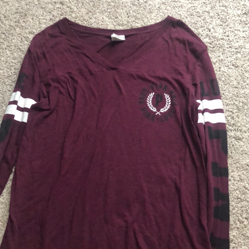 Maroon long sleeve from pink